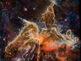 pillars in the carina nebula